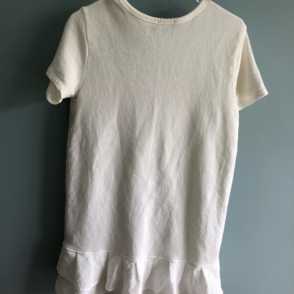 Clu T-Dress Silk Pleats white Sweatshirt Small - Picture 5 of 7